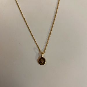 18k solid gold OM necklace